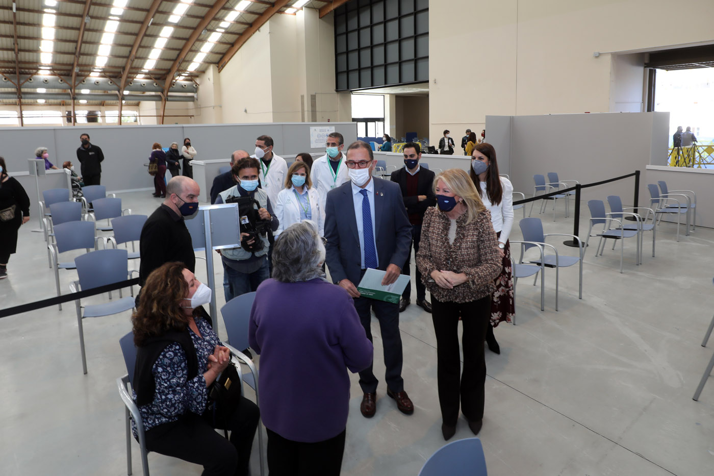 Los dos centros de vacunación Covid habilitados por el Ayuntamiento en Marbella y San Pedro Alcántara permitirán inmunizar a más de 10.000 personas a la semana
